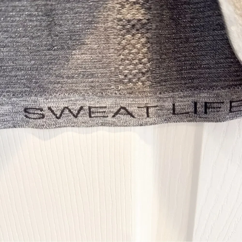 Lululemon Sparkly Run Swiftly Tech Long Sleeve Grey Heather Size 10 Shirt Top